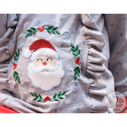 Stickdatei - Herz Kranz Weihnachten Nikolaus